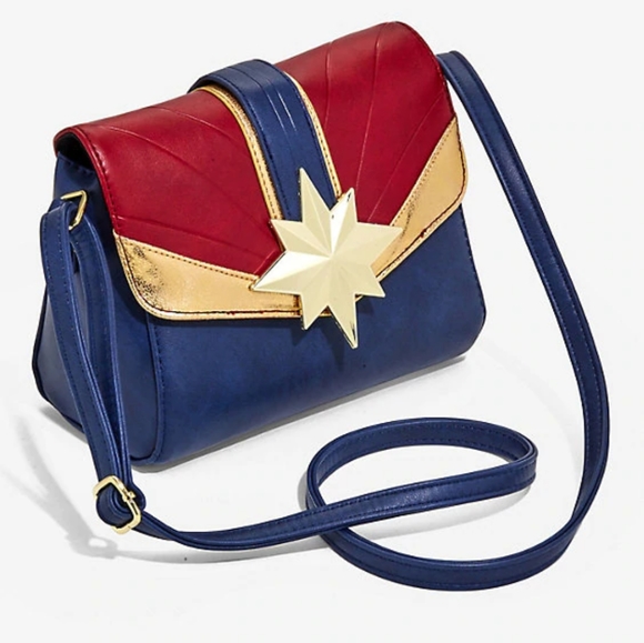 Marvel Handbags - Captain Marvel Crossbody Purse.